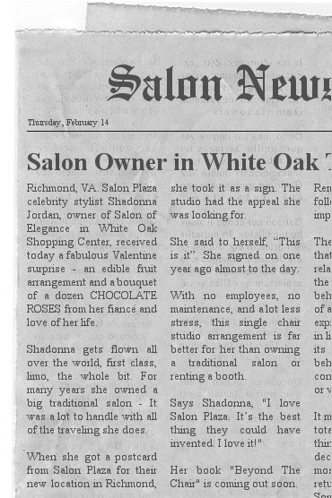 Salon News Hair Salon Owner Shadonna Jordan Richmond VA White Oak