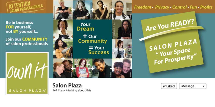 Salon Plaza FACEBOOK cover image aug 2013