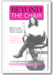 Salon Plaza's Shadonna Jordan - Beyond The Chair book for cosmetologists